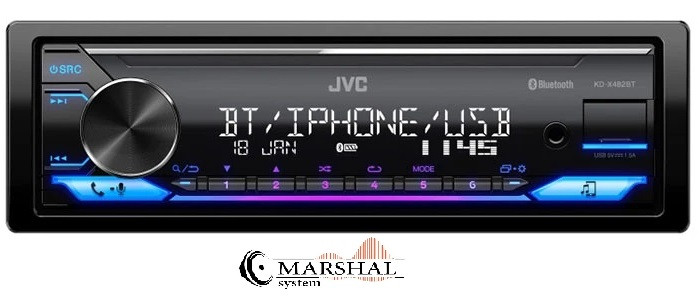 پخش خودرو جی وی سی مدل X482BT