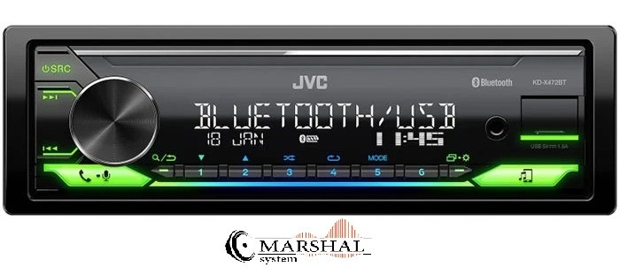 خرید و قیمت پخش خودرو جی وی سی مدل X482BT