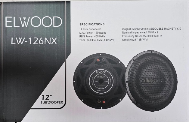 خرید و قیمت ساب ووفر خودرو الوود مدل LW-126NX