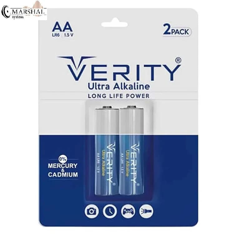 باتری قلمی وریتی مدل Ultra Alkaline بسته 2 عددی با قیمت روز نمایندگی