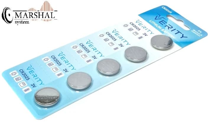 خرید باتری سکه ای وریتی مدل CR2025 بسته 5 عددی