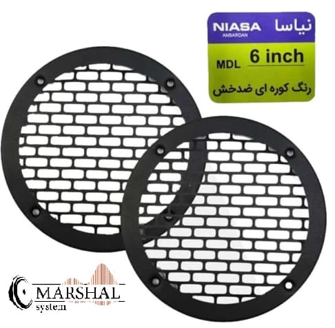 قاب میدرنج نیاسا 6 اینچ فلزی ضدخش بسته ۲ عددی