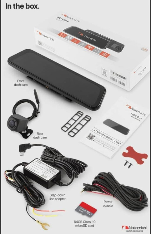 خرید دوربین ثبت وقایع آینه ای ناکامیچی مدل ND410W با قیمت مناسب