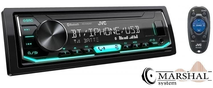 پخش خودرو جی وی سی مدل KD-X462BT با بلوتوث با قیمت بسیار مناسب