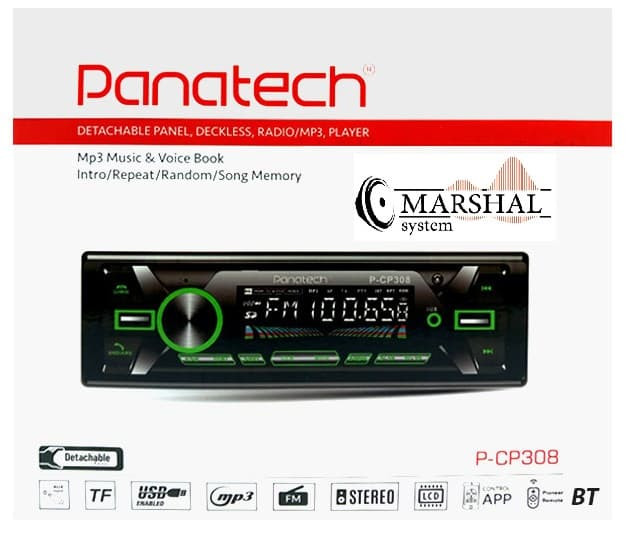 خرید و قیمت رادیو پخش خودرو پاناتک مدل P-CP308 بلوتوثی