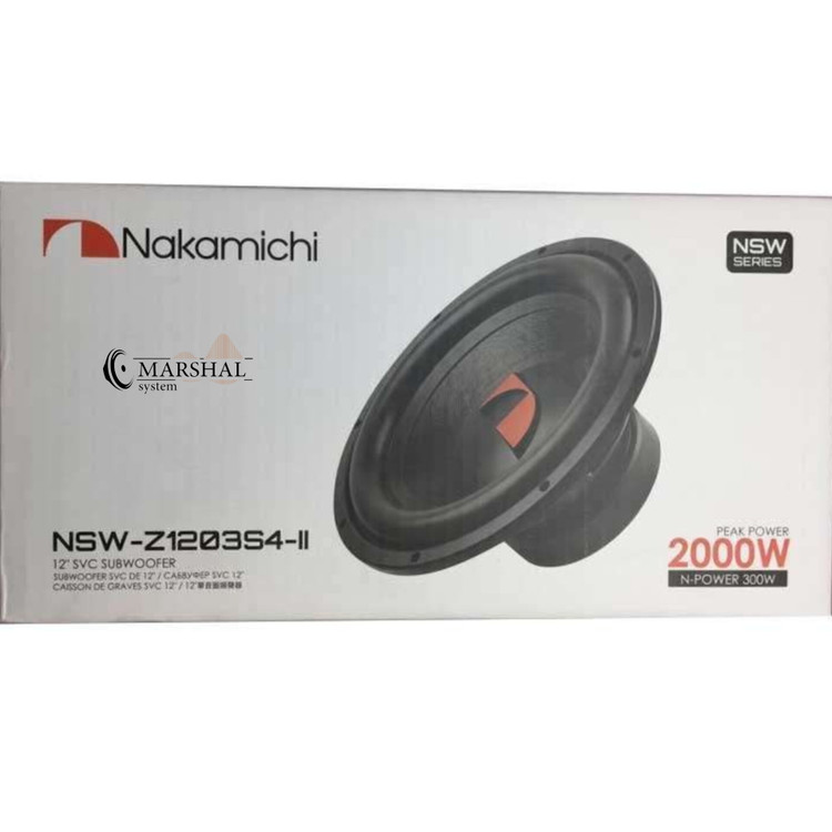 خرید ساب ووفر۱۲ اینچی ناکامیچی مدل NSW-Z1203S4-II ارزان ترین قیمت