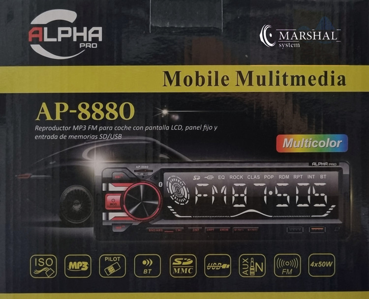 خرید رادیو پخش خودرو آلفا مدل AP-8880 قیمت مناسب ارسال سریع