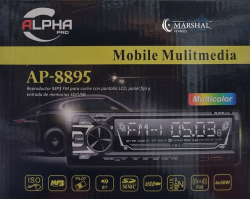 خرید رادیو پخش خودرو آلفا مدل AP-8895 ارسال سریع قیمت مناسب