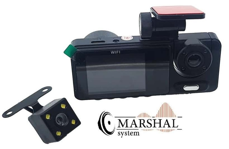 خرید و قیمت دوربین ثبت وقایع خودرو مدل wika 100 به همراه دوربین دنده عقب