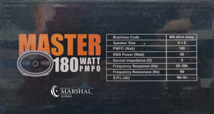 بلندگوی بیضی مستر مدل MR-6934-2 Way بسته ۲ عددی باند ارزان قیمت