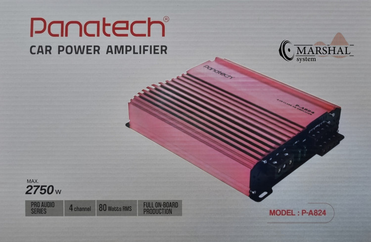آمپلی فایر 4 کانال 80 وات پاناتک مدل P-A824 ارسال سریع
