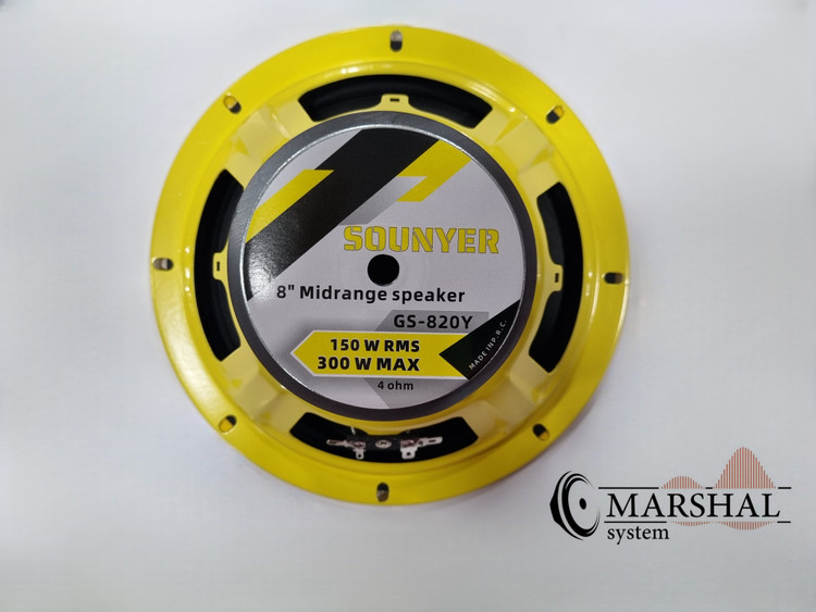 میدرنج 8 اینچ سونیر مدل GS-820Y بسته دو عددی خرید از مارشال سیستم