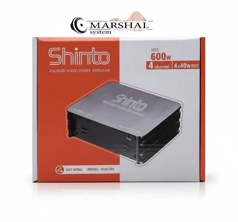 خرید آمپلی فایر خودرو شینتو مدل SDA-704 از نمایندگی تبریز با قیمت عمده