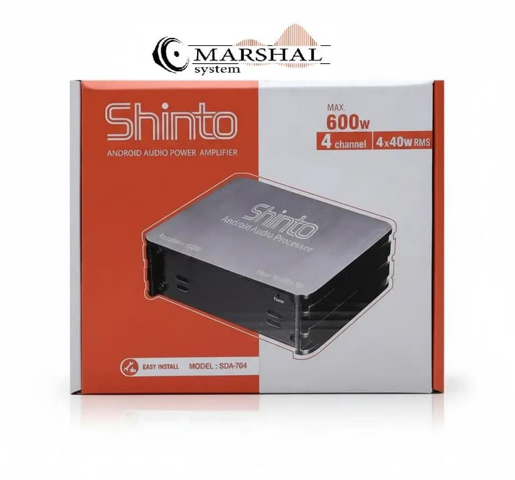 خرید آمپلی فایر خودرو شینتو مدل SDA-704 از نمایندگی تبریز با قیمت عمده