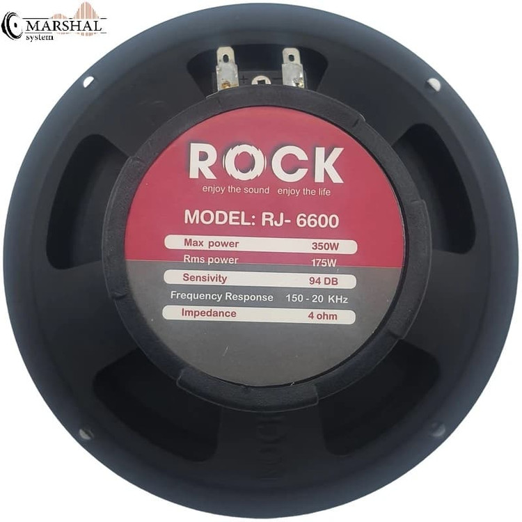خرید میدرنج خودرو سایز 6.5 اینچ راک مدل RJ-6600 با قیمت ارزان از نمایندگی