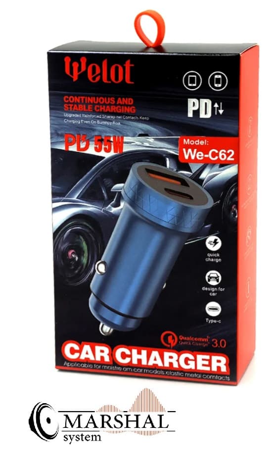 شارژر فندکی Welot ویلات مدل We-C62