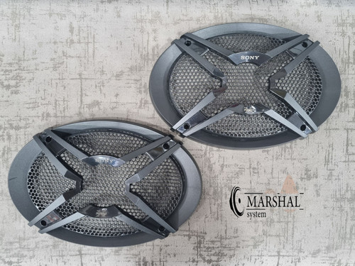 قاب اسپیکر خودرو بیضی طرح سونی بسته ۲ عددی