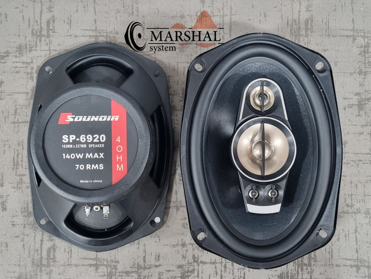 بلندگو بیضی 140 واتی ساندیا مدل SP-6920 بسته دو عددی