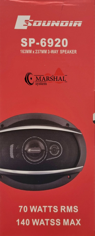 بلندگو بیضی 140 واتی ساندیا مدل SP-6920 بسته دو عددی