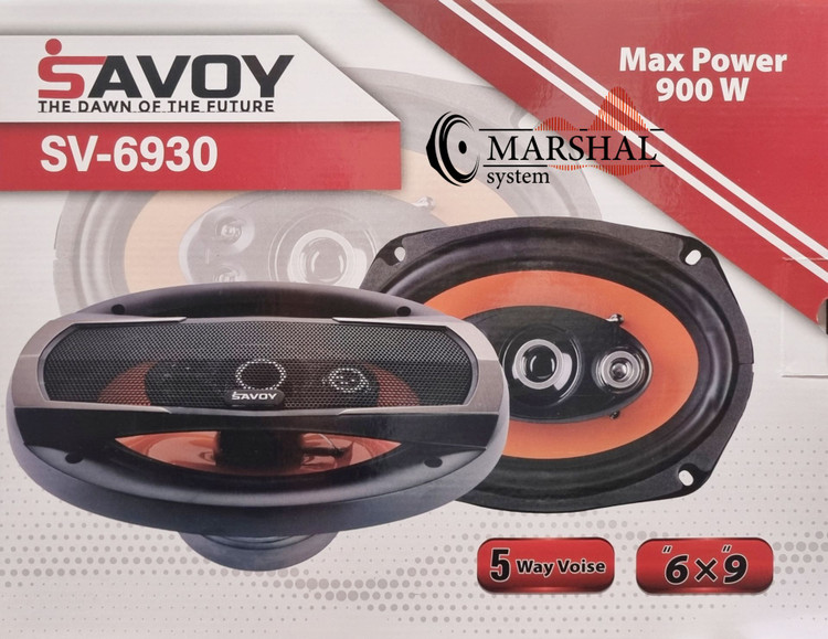 خرید باند بیضی خودرو ساووی 900 واتی مدل SV-6930 بسته دو عددی با قیمت مناسب
