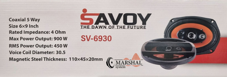خرید آنلاین باند بیضی خودرو ساووی 900 واتی مدل SV-6930 بسته دو عددی