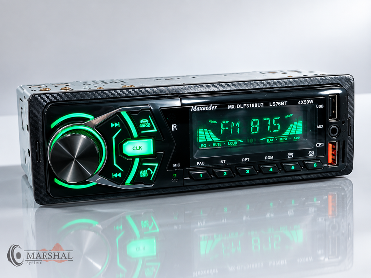 خرید و قیمت رادیو پخش بلوتوثی خودرو مکسیدر مدل LS76BT پنل ثابت